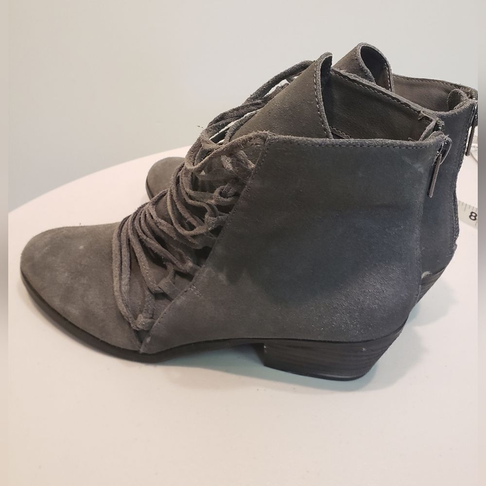 Yellow Box Leather Booties Size 8